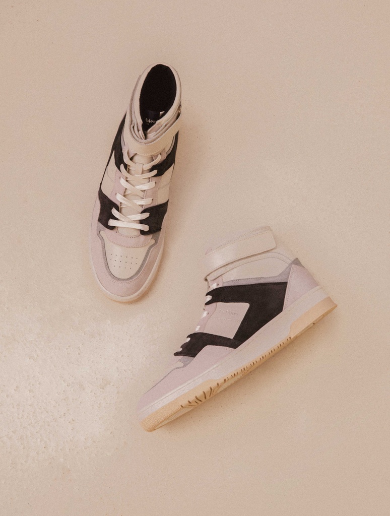 Turnschuhe : Larry - Off White & Navy Blue