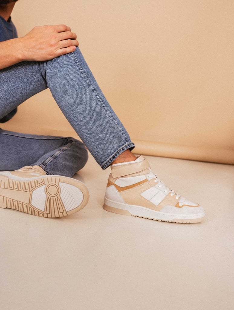 Sneakers : Larry - Off White & Beige