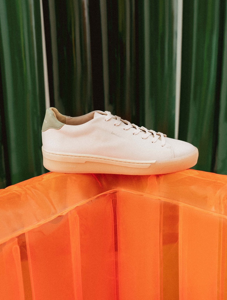 Sneakers : Shaun - Off White & Grey Blue