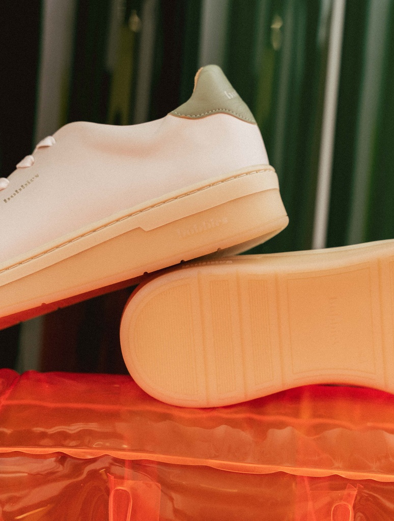 Sneakers : Shaun - Off White & Grey Blue