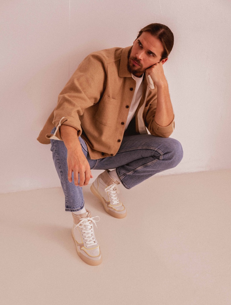 Turnschuhe : Vinson - Off White & Papyrus