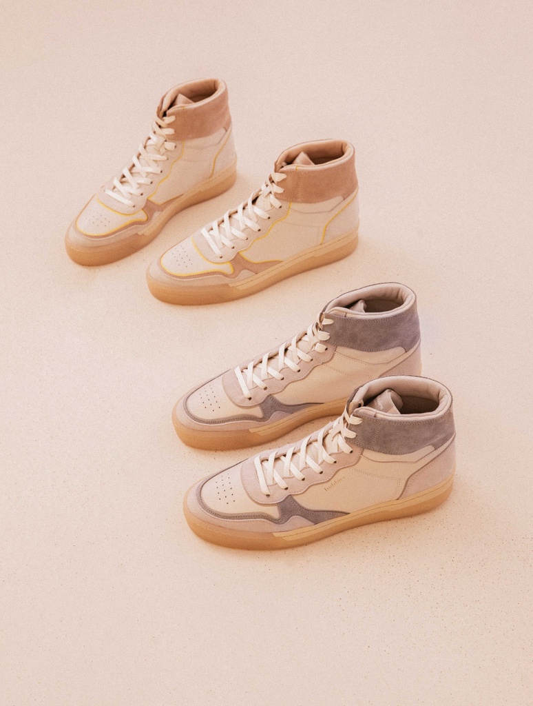 Baskets : Vinson - Off White & Frosty Blue