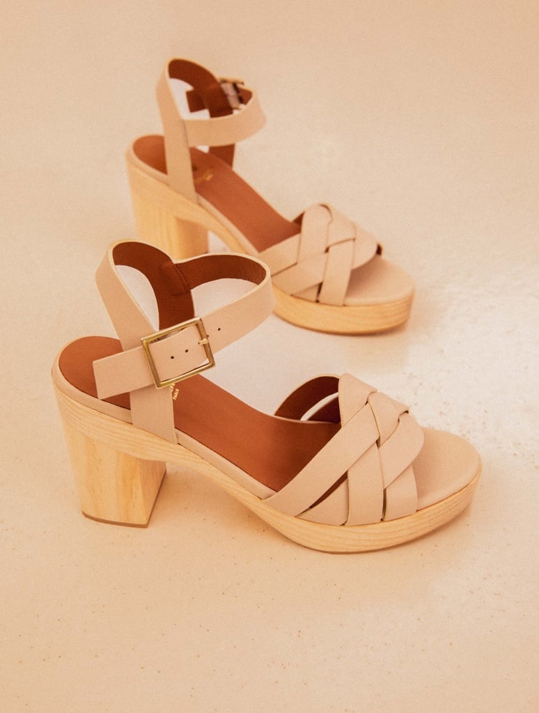 Heeled Sandals : Alicia - Beige
