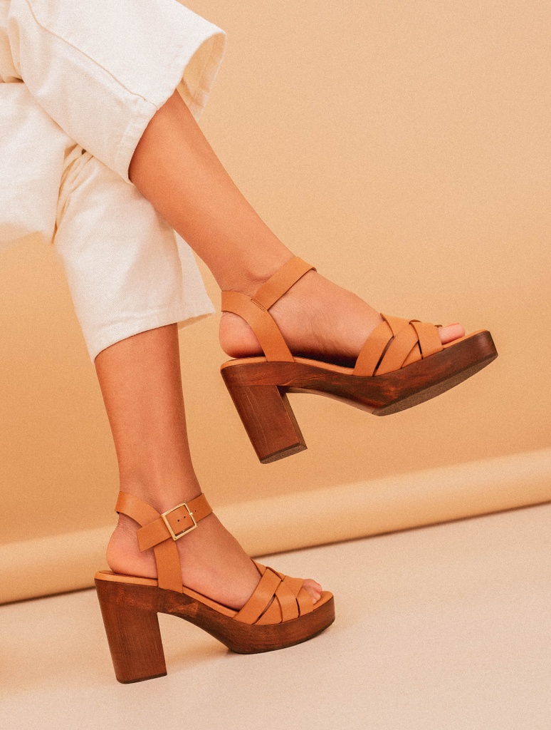Sandales à Talons : Alicia - Summer Camel