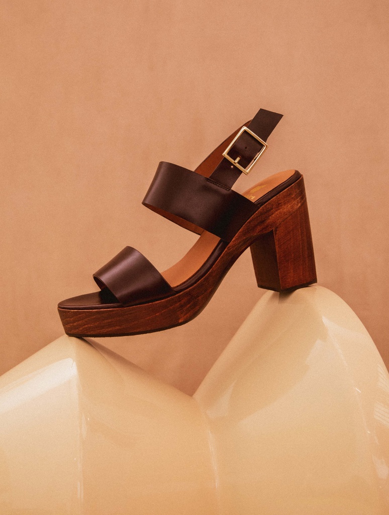 Sandalias de Tacón : Brigitte - Irish Coffee