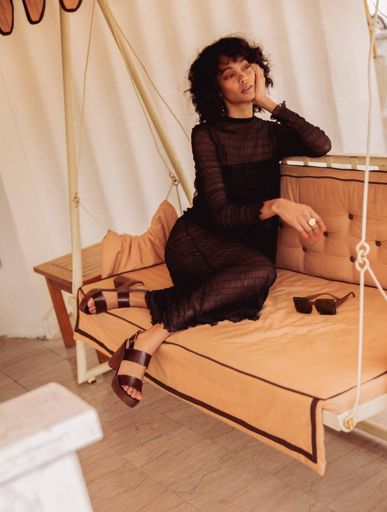 Sandalias de Tacón : Brigitte - Irish Coffee