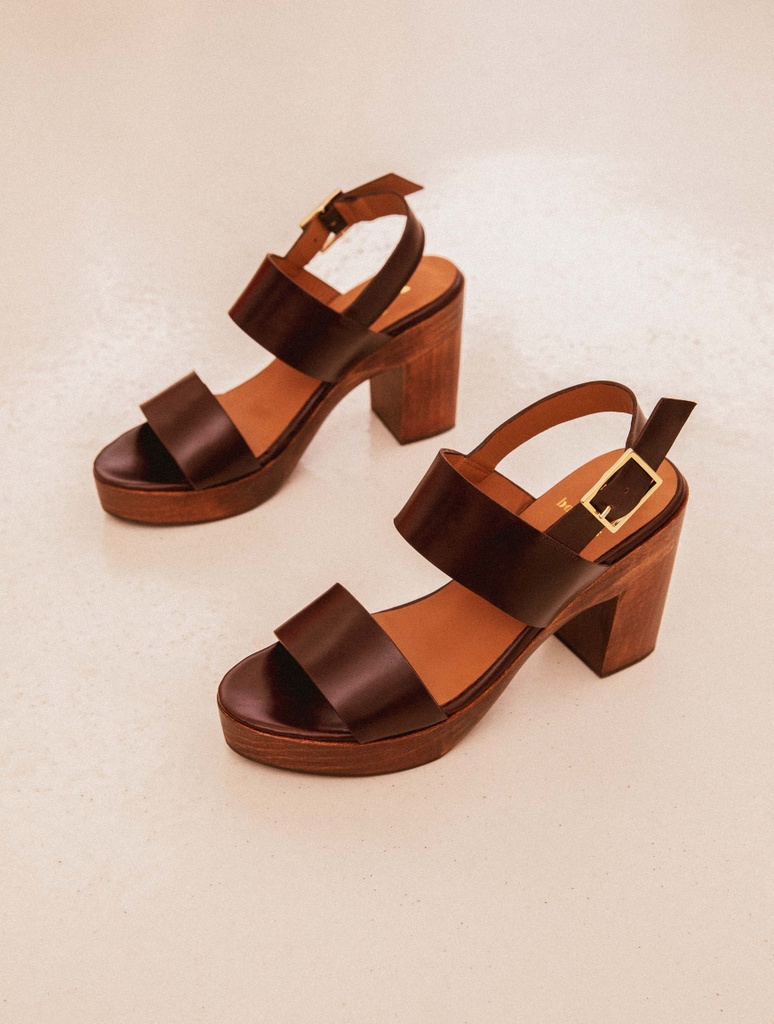 Sandalias de Tacón : Brigitte - Café Irlandés