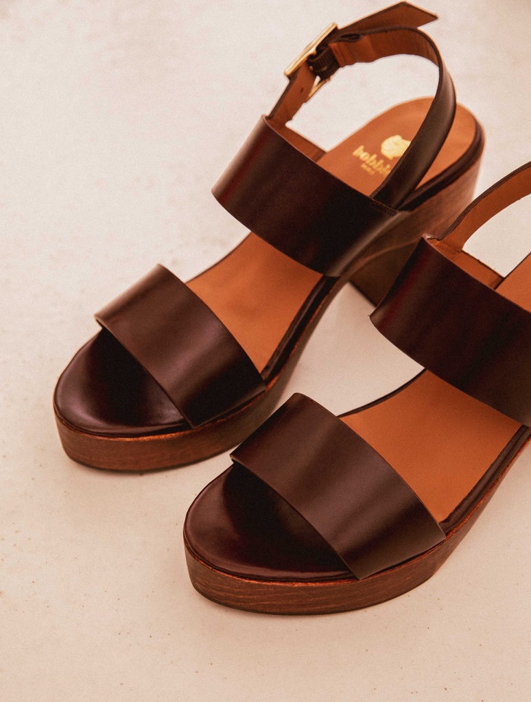 Sandalias de Tacón : Brigitte - Irish Coffee