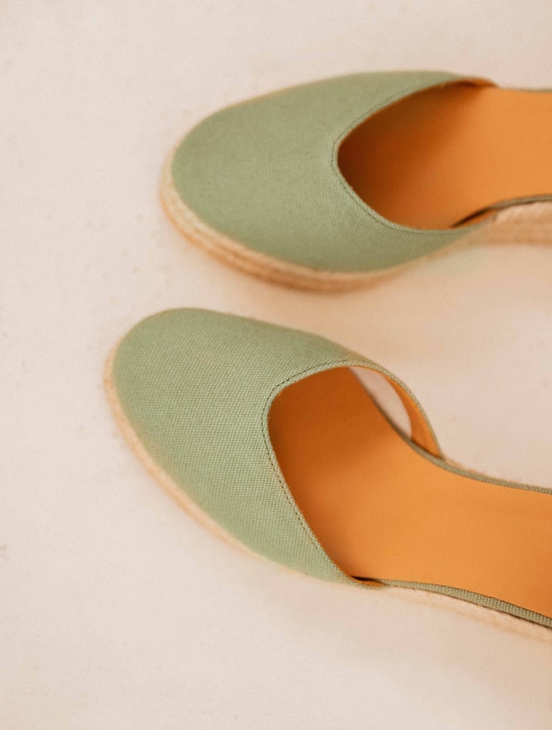 Espadrilles Compensées : Camila - Celadon