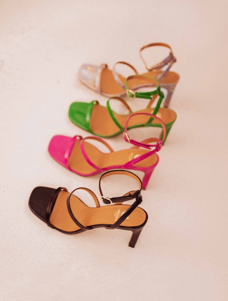 Sandalias de Tacón : Casey - Green Shot