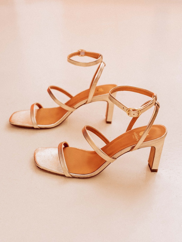Sandalias de Tacón : Casey - Secret Champagne