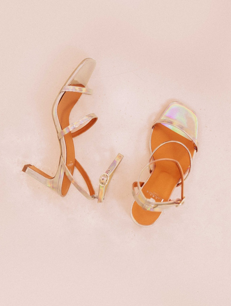 Sandales à Talons : Casey - Silver Fever