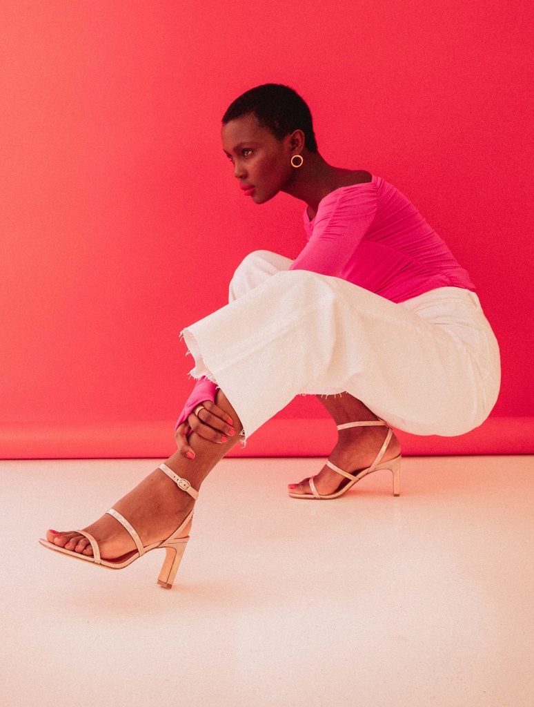 Sandales à Talons : Casey - Silver Fever