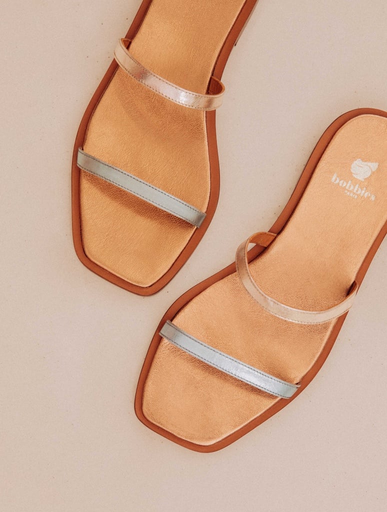 Flat Sandals : Damaris - Golden Ice