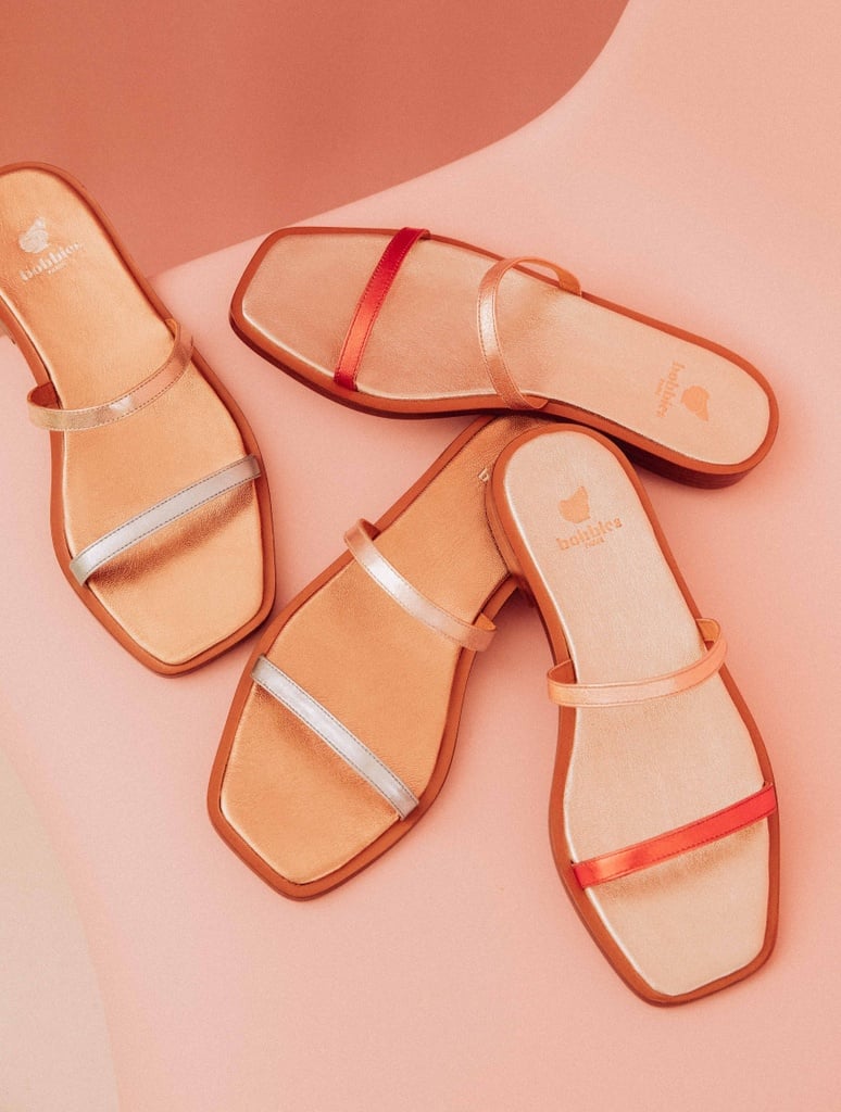 Flat Sandals : Damaris - Golden Ice