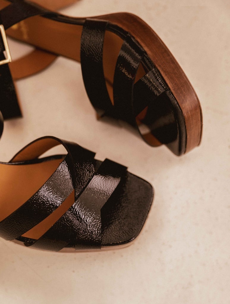 Sandales à Talons : Donna - Vinyl Black