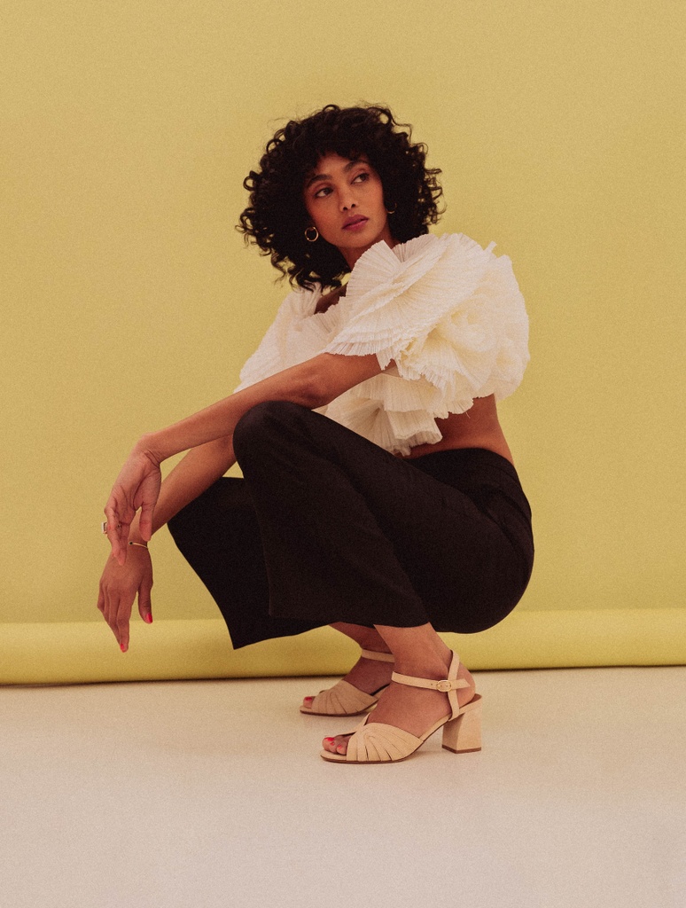 Sandalias de Tacón : Eileen - Milos Beige