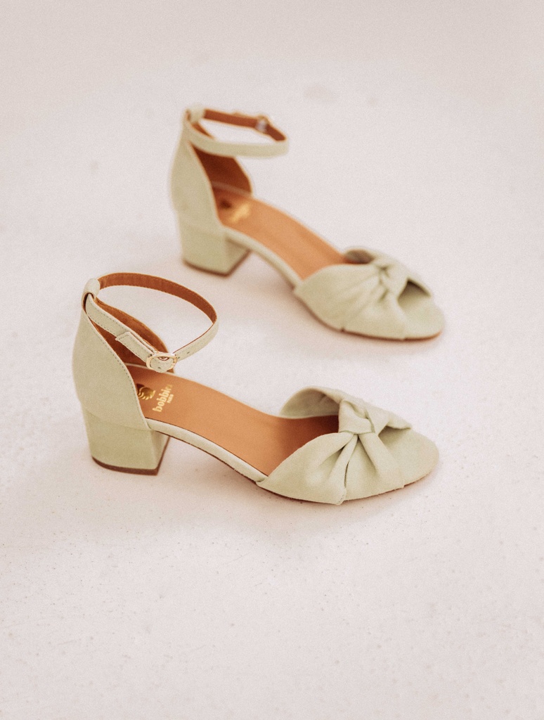 Sandalen mit Absatz : Gloria - Sweet Almond