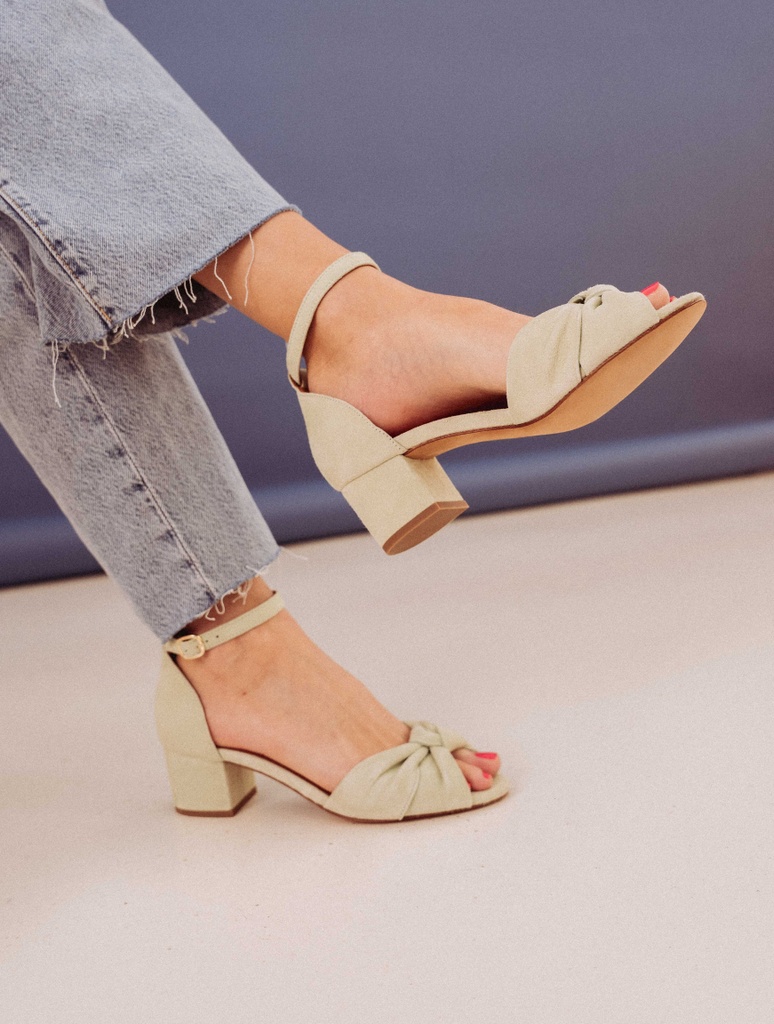 Sandalen mit Absatz : Gloria - Sweet Almond