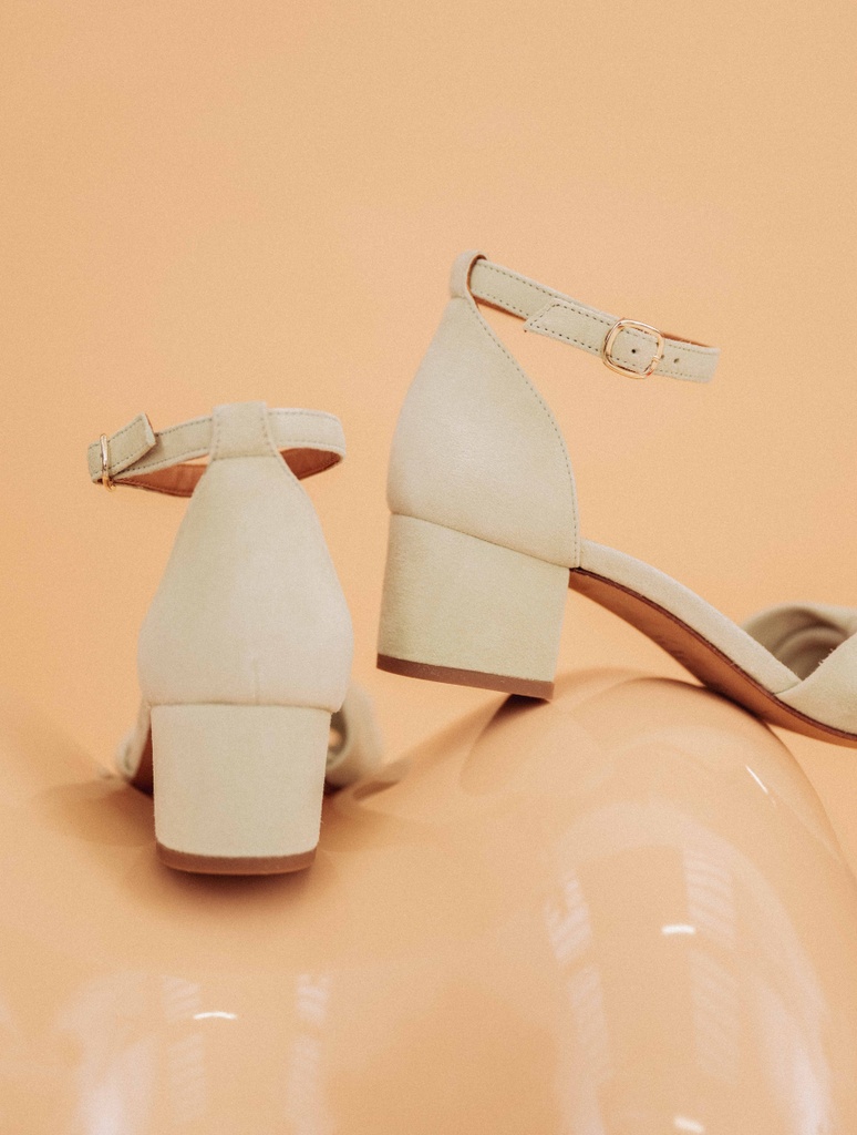 Sandalen mit Absatz : Gloria - Sweet Almond