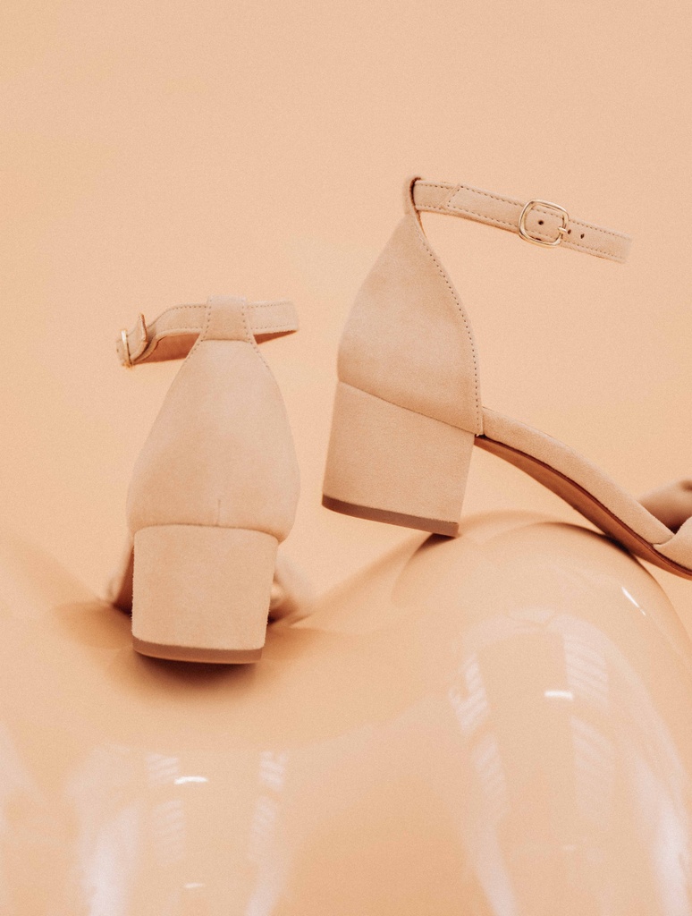 Sandales à Talons : Gloria - Milos Beige