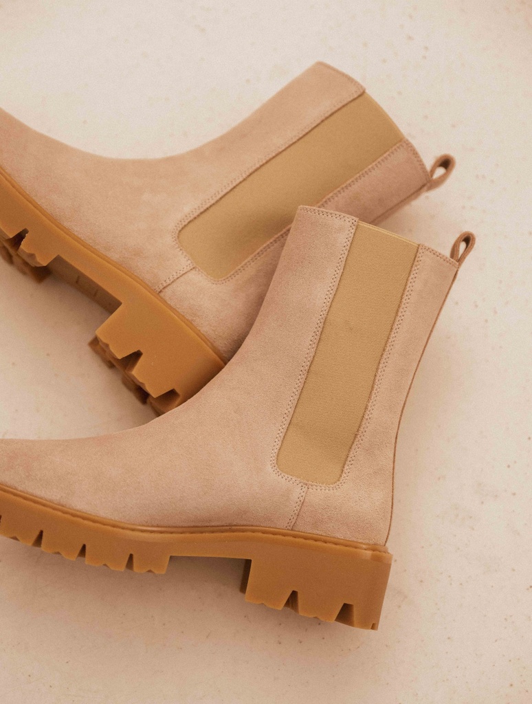 Flache Stiefel : Ivy - Papyrus