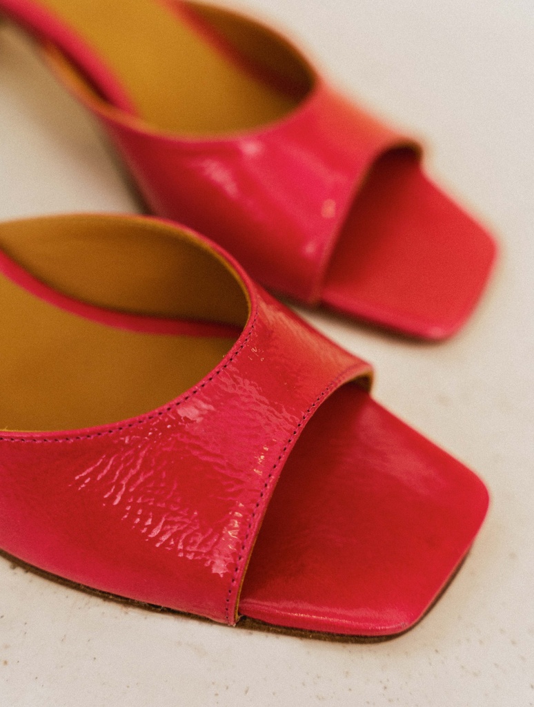 Sandalen mit Absatz : Judy - Iced Fuchsia