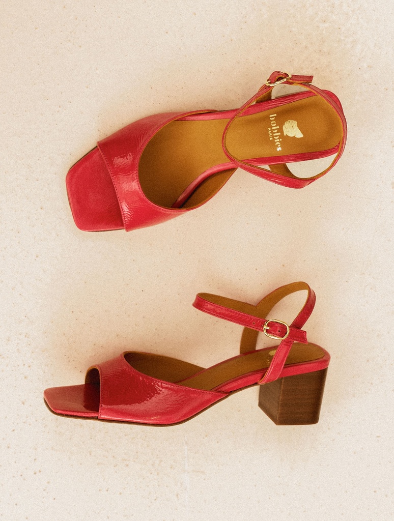 Sandalen mit Absatz : Judy - Iced Fuchsia