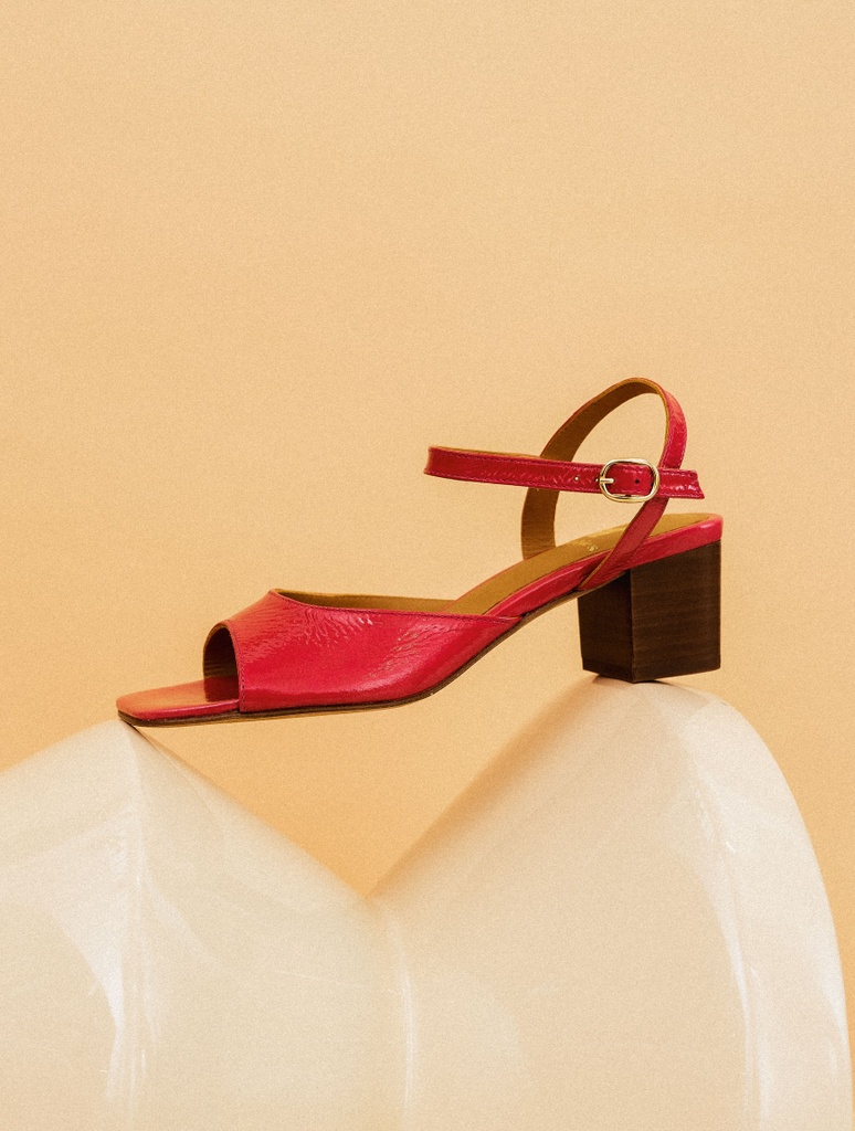 Sandalen mit Absatz : Judy - Iced Fuchsia