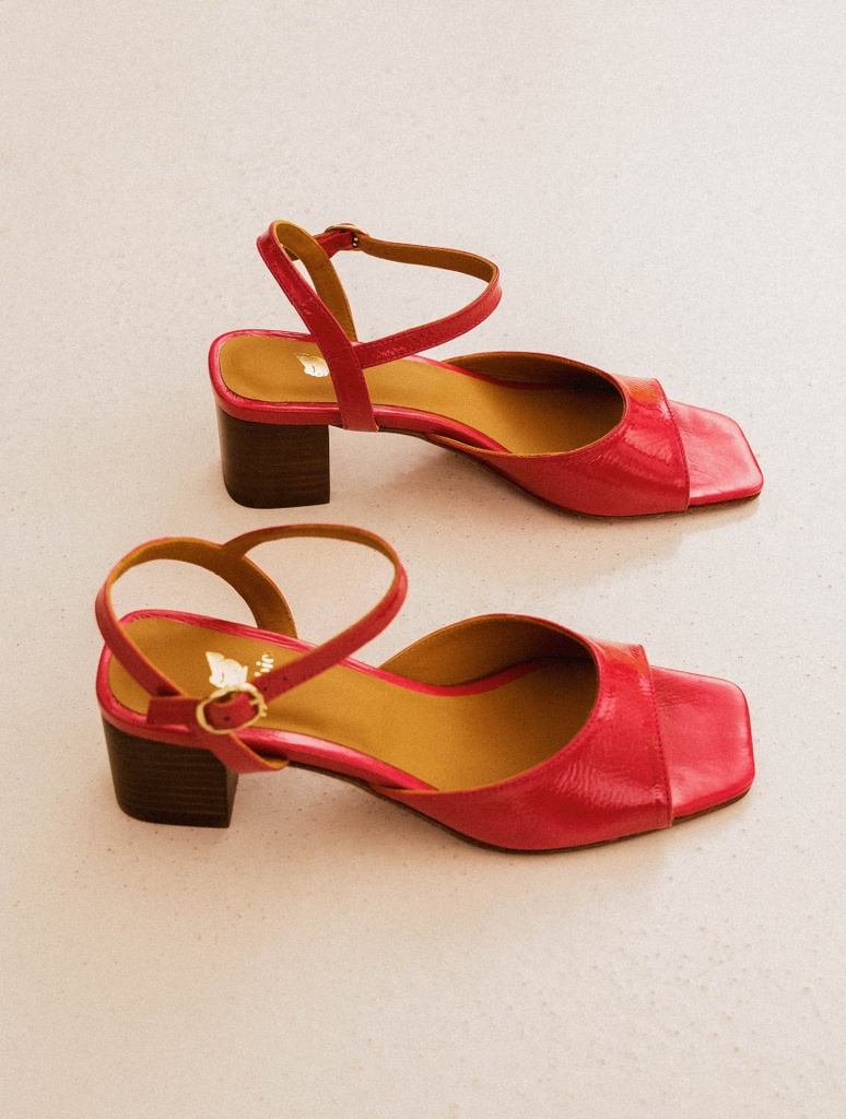 Sandalen mit Absatz : Judy - Iced Fuchsia