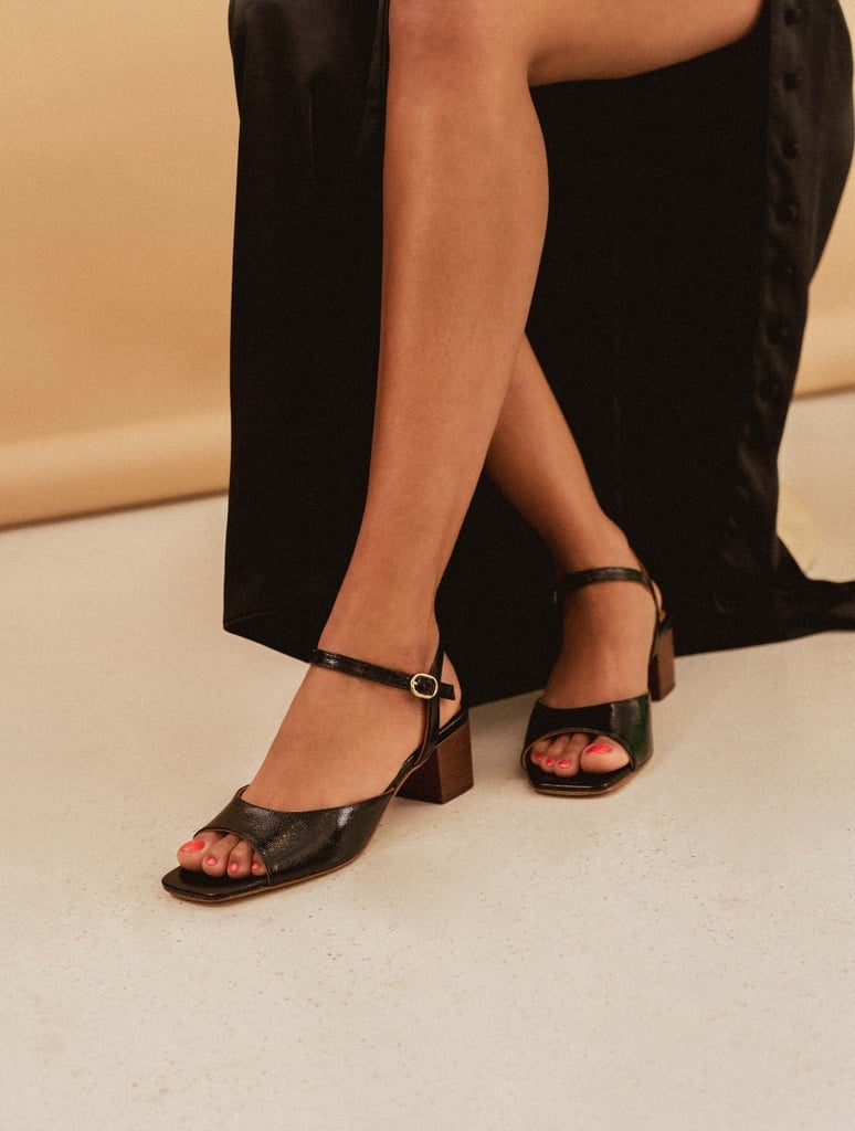 Sandales à Talons : Judy - Black Vinyl