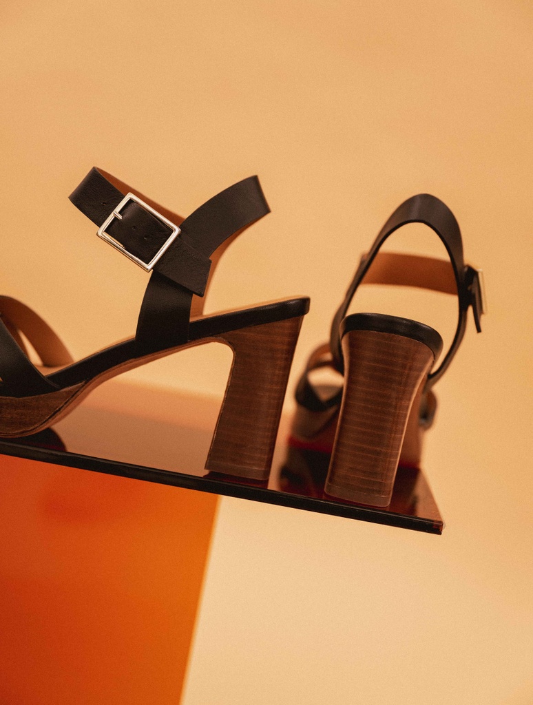 Sandales à Talons : Jimena - Passion Black