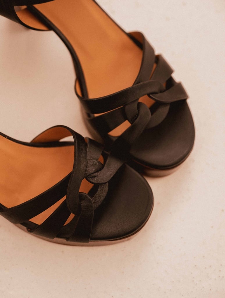 Sandalen mit Absatz : Jimena - Passionsschwarz