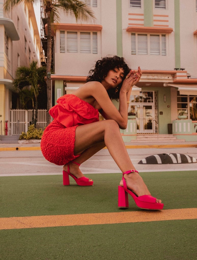 Sandales à Talons : Lisa - Hot Pink