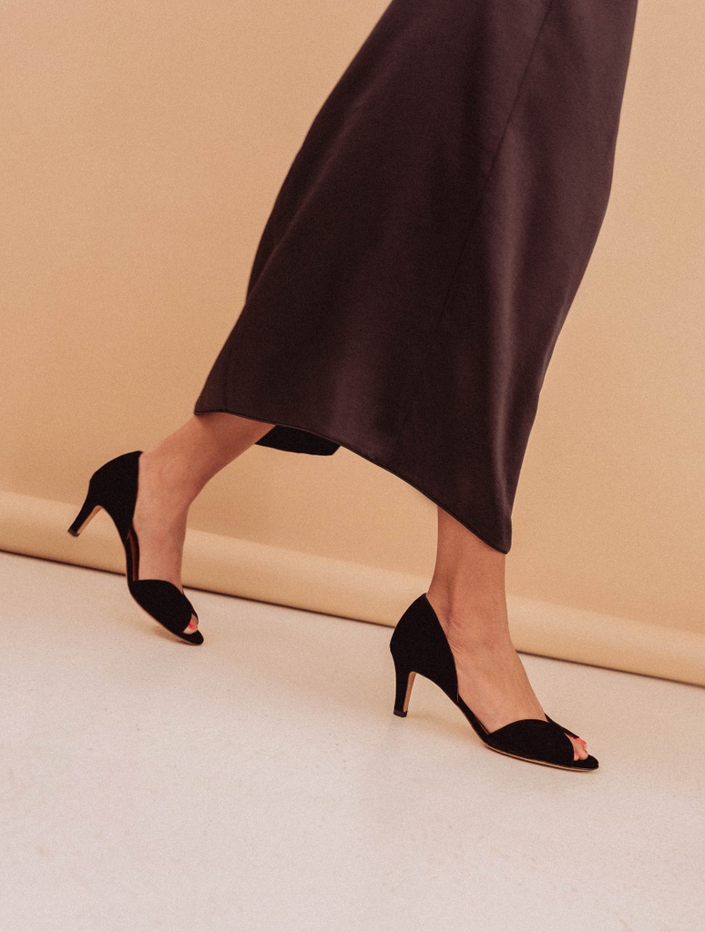 Sandalen mit Absatz : Liz - Black