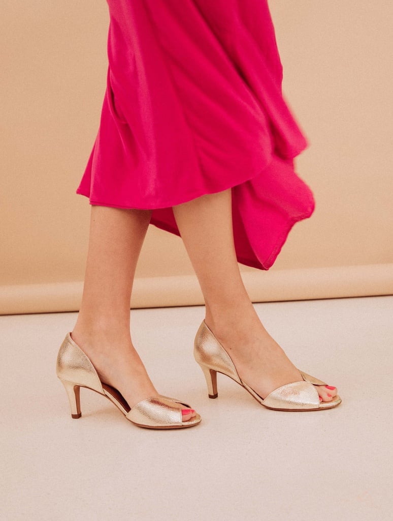 Sandalen mit Absatz : Liz - Champagne Gold