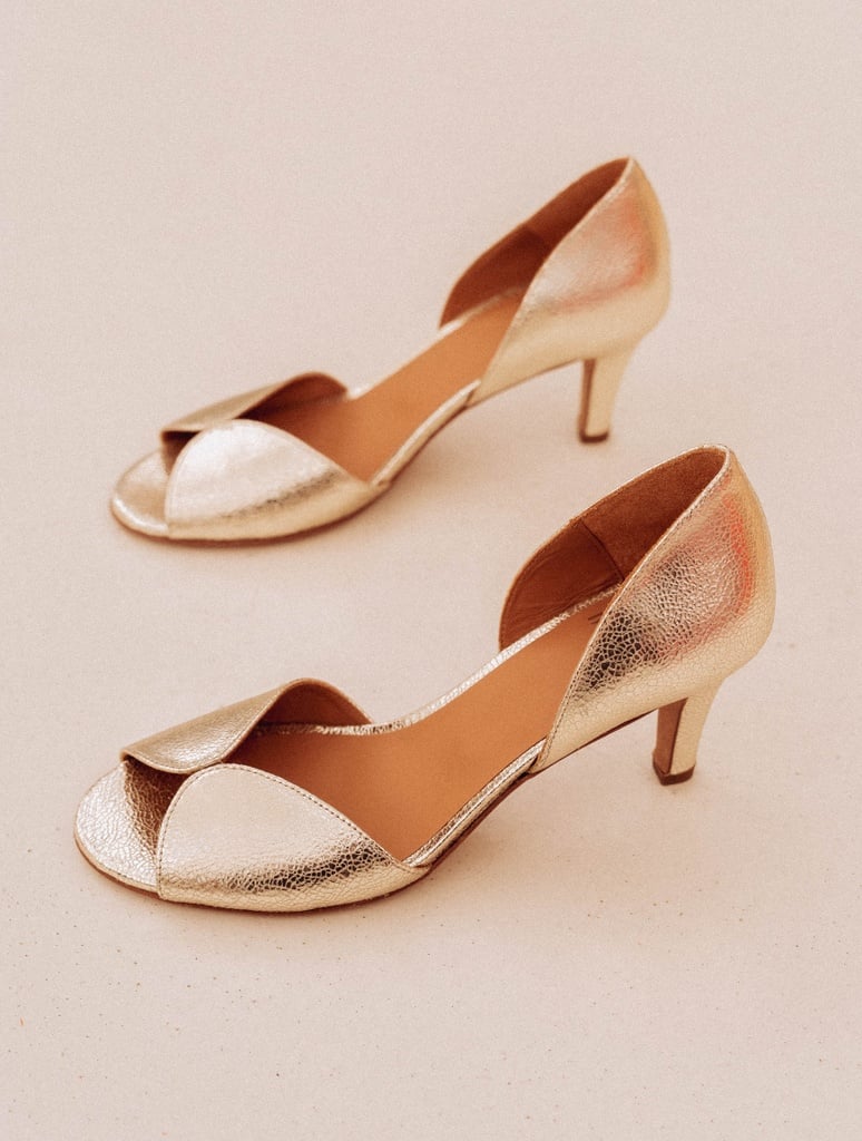 Sandalen mit Absatz : Liz - Champagne Gold