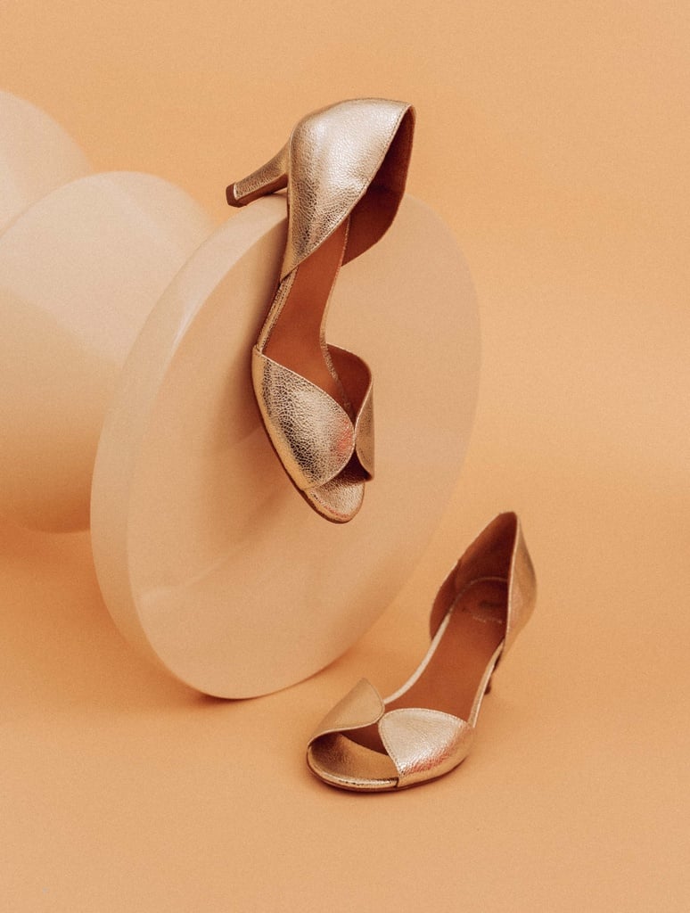 Sandalen mit Absatz : Liz - Champagne Gold