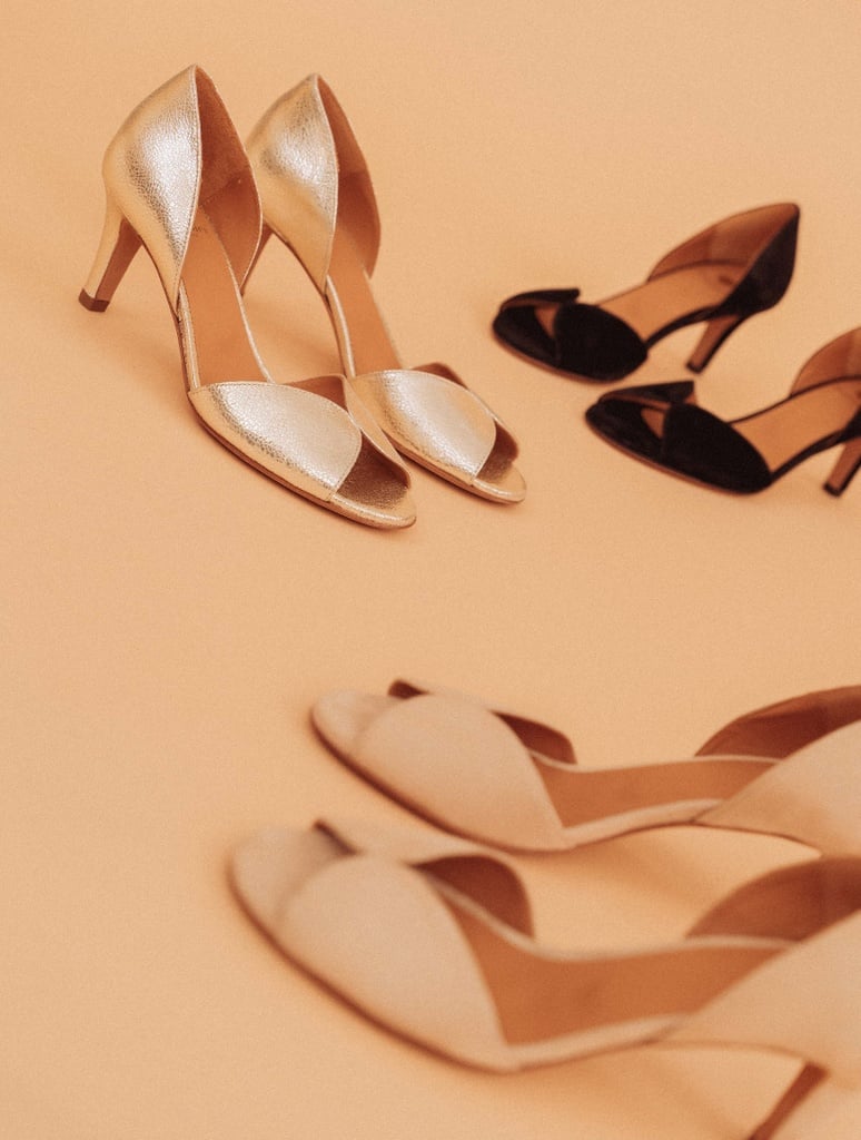 Sandalen mit Absatz : Liz - Champagne Gold