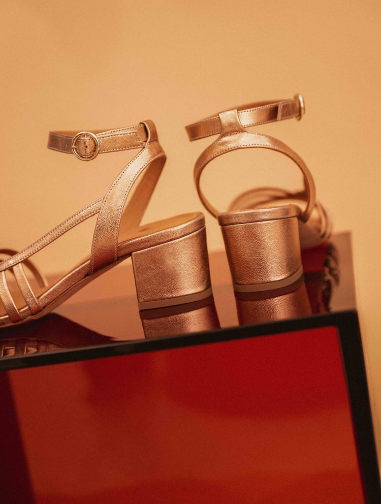 Sandalen mit Absatz : Luna - Antique Gold