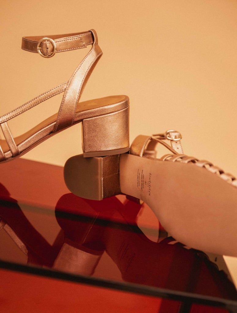 Sandalen mit Absatz : Luna - Antique Gold