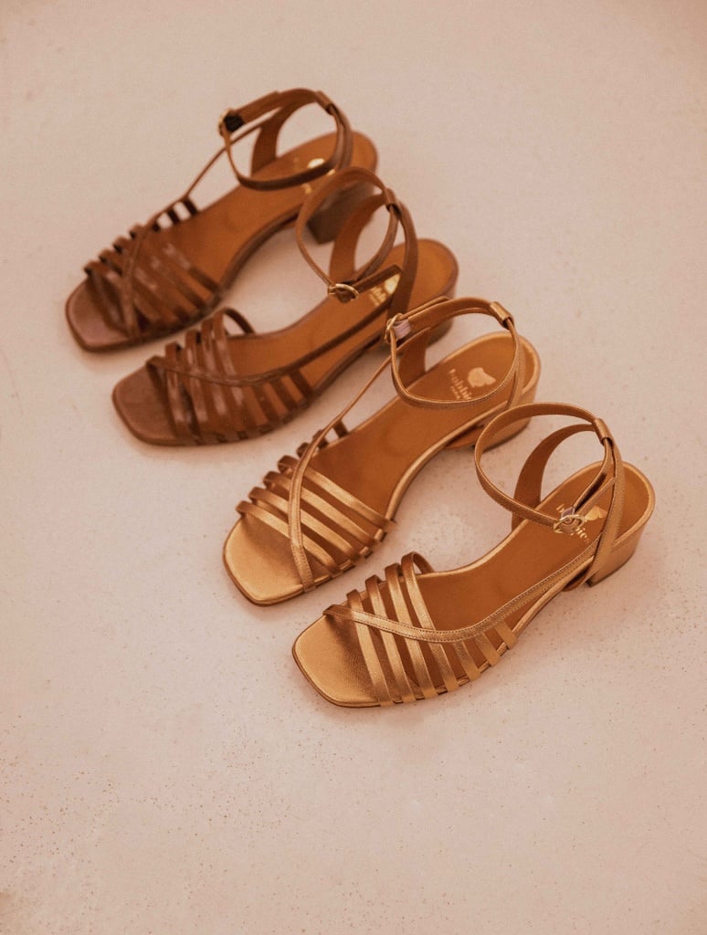 Sandalen mit Absatz : Luna - Antique Gold
