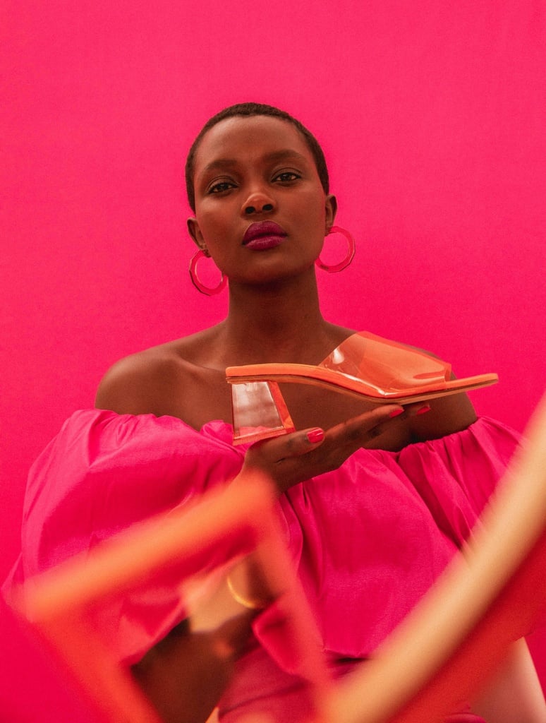 Sandalen mit Absatz : Margot - Jelly Orange