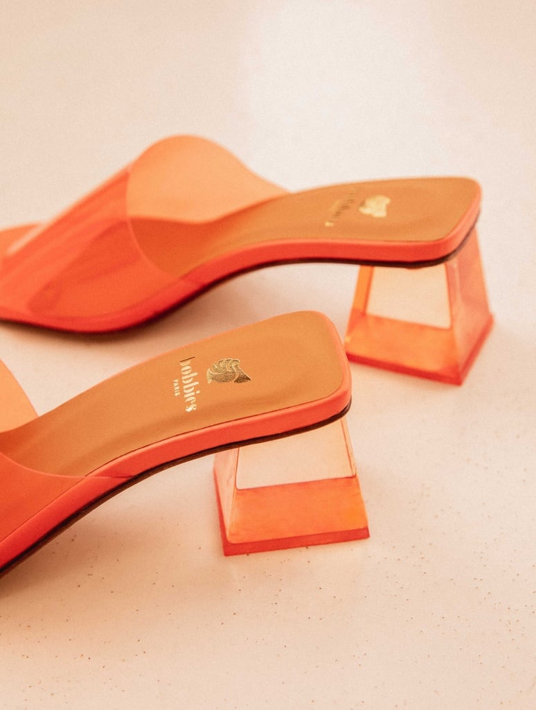 Sandalen mit Absatz : Margot - Jelly Orange