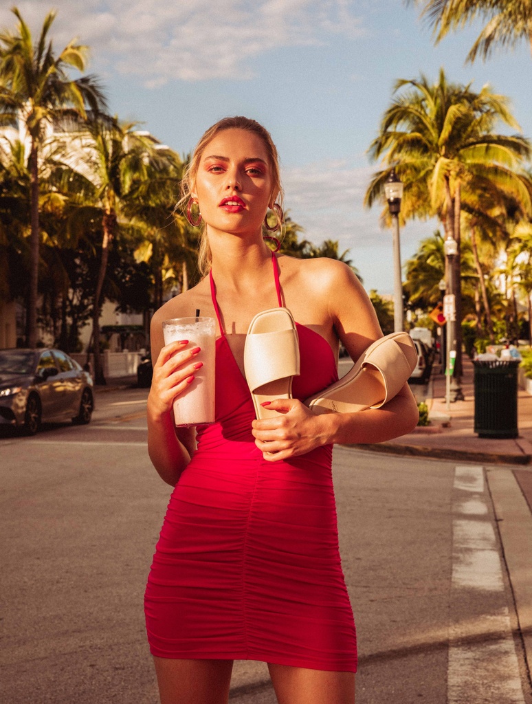 Sandalias Planas : Marta - Beige