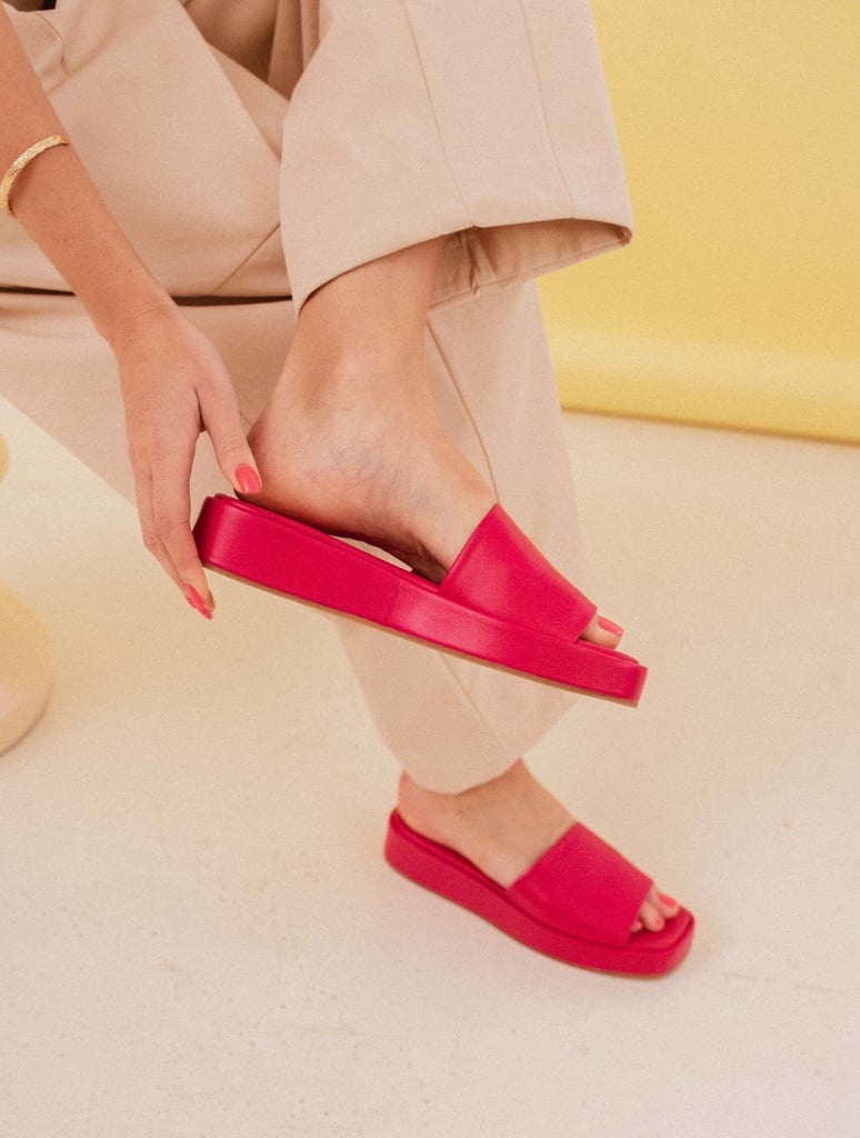 Sandales Plates : Marta - Hot Pink