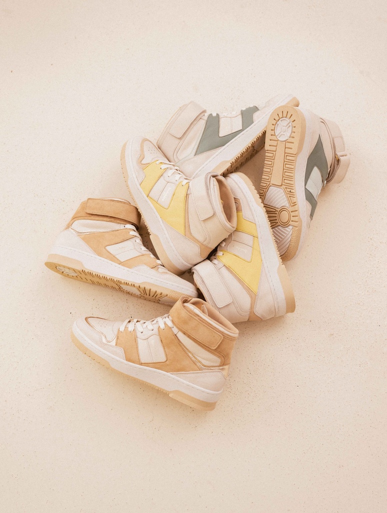 Sneakers : Noa - Off-White & Lemon Curd
