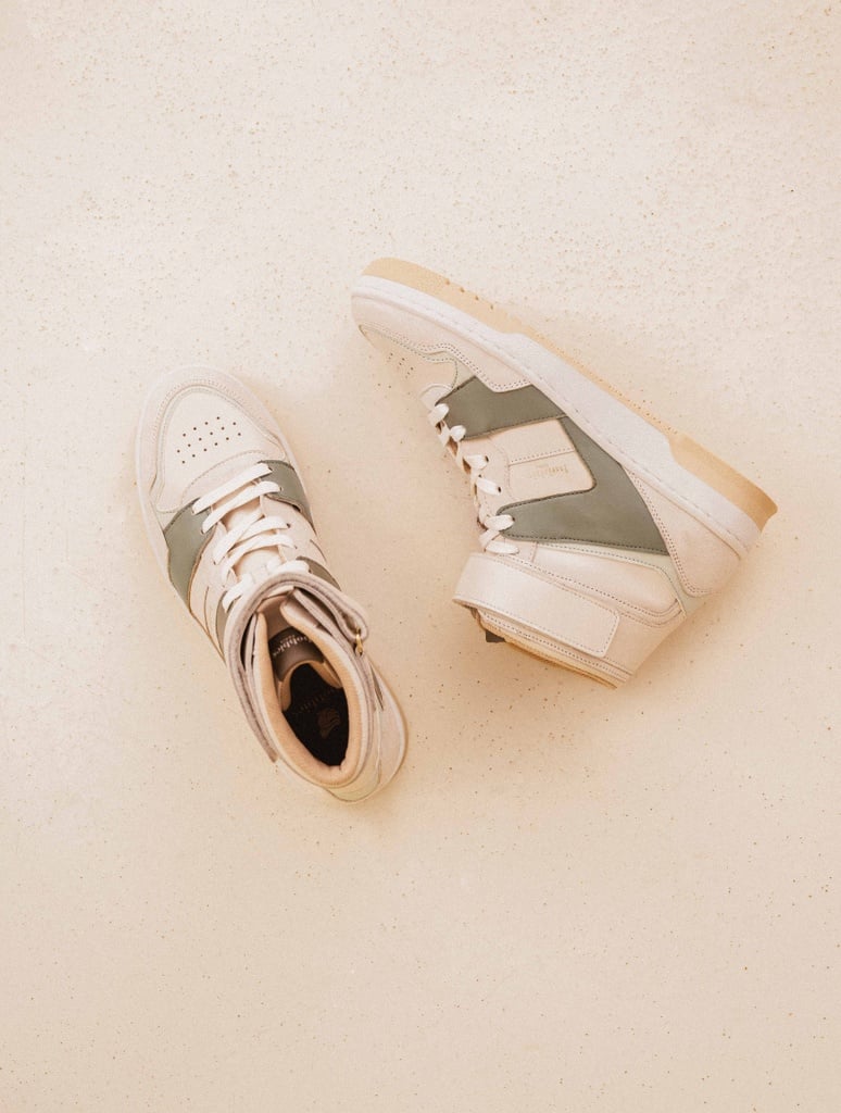 Sneakers : Noa - Off White & Grey Blue