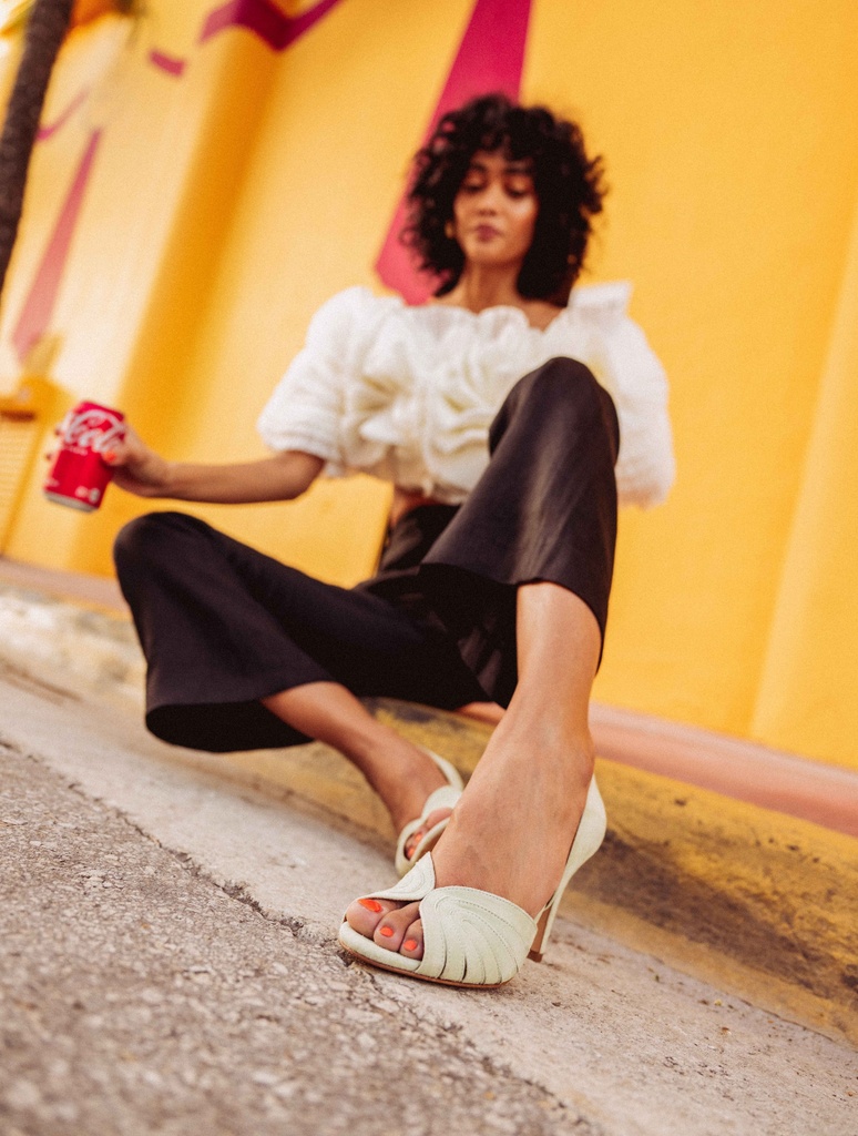 Sandalias de Tacón : Paloma - Sweet Almond