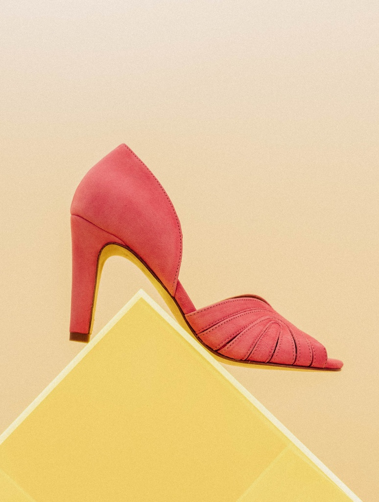 Sandalen mit Absatz : Paloma - Miami Pink